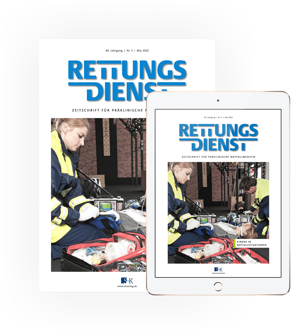 Rettungsdienst Probeabonnement (3 Ausgaben, endet danach automatisch)