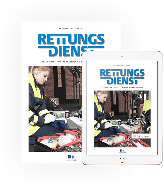 Rettungsdienst Probeabonnement (3 Ausgaben, endet danach automatisch)