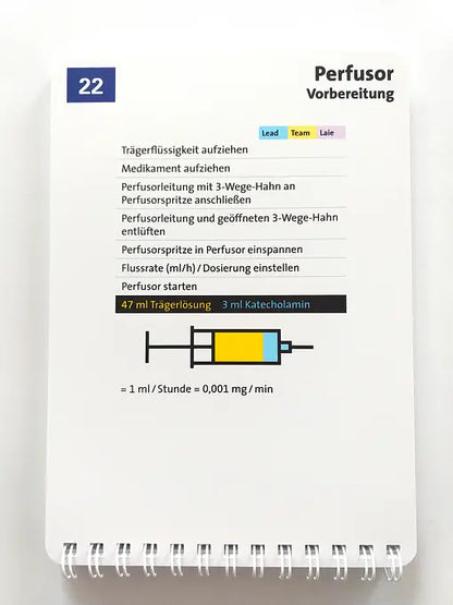 Checklisten für Not- und Routinemaßnahmen (J. Holländer)
